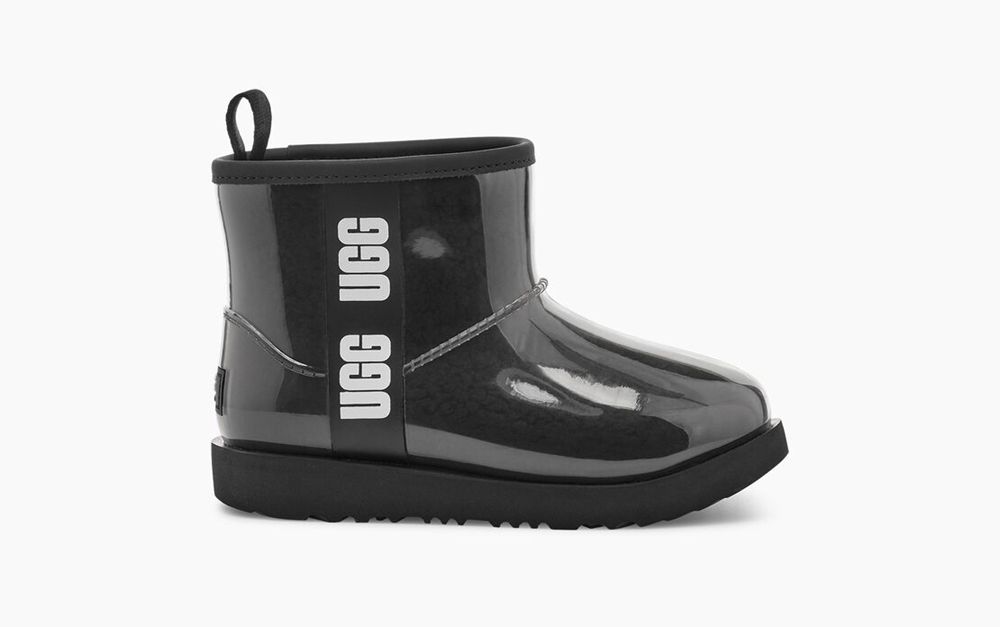 Ugg Boots Canada - Ugg Kids' Classic Clear Mini Ii Black